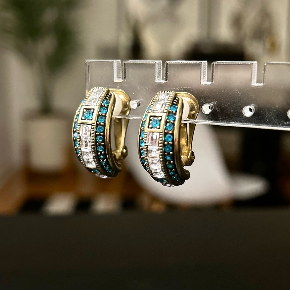Heidi Daus Half Hoop Earrings